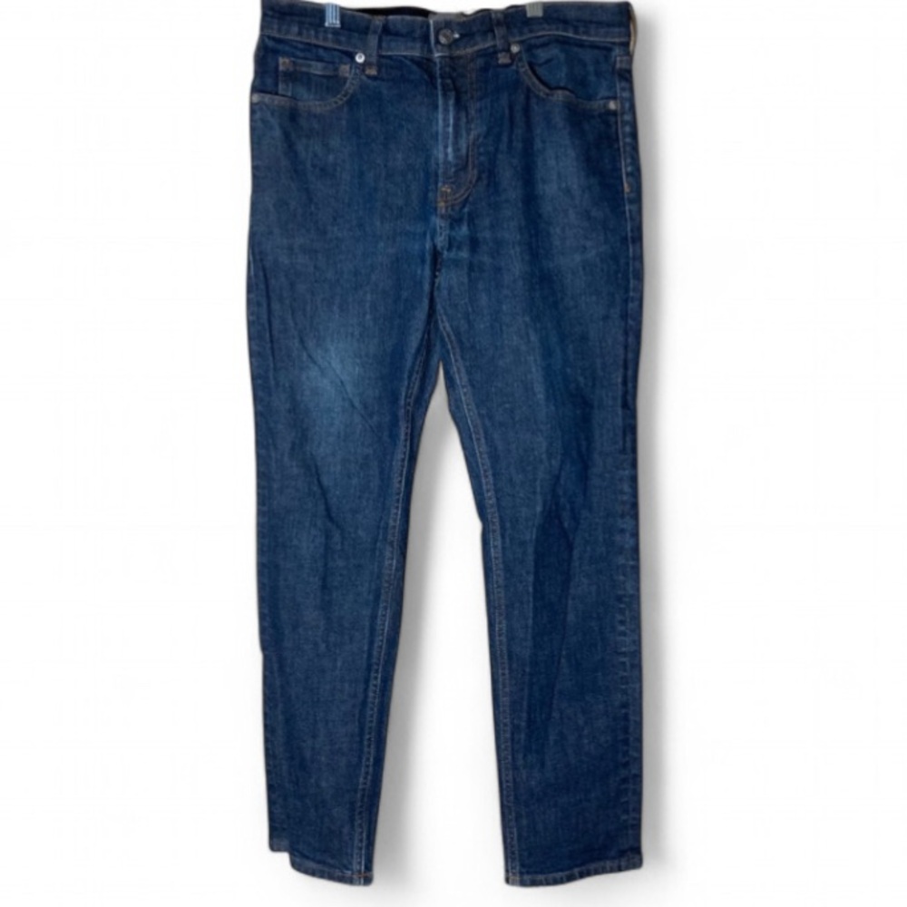 Everlane Mens Dark Wash Denim the Slim Jean 33 x 30